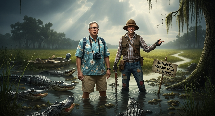 The Traveler Hired the Wrong Tour Guide